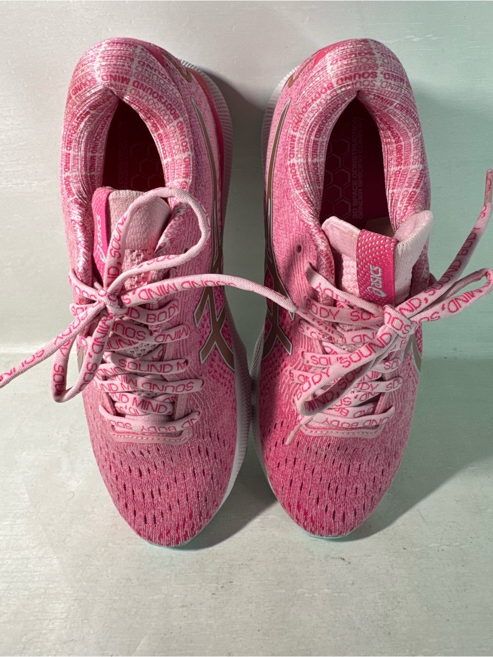 ASICS Gel Nimbus 24 LE Pink Rose Gold Women's  Size 8.5 Special Ed - Picture 16 of 16